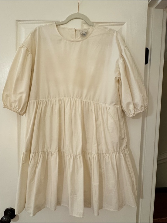 a new day Dresses & Skirts - a new day Cream Round-Neck Blouse